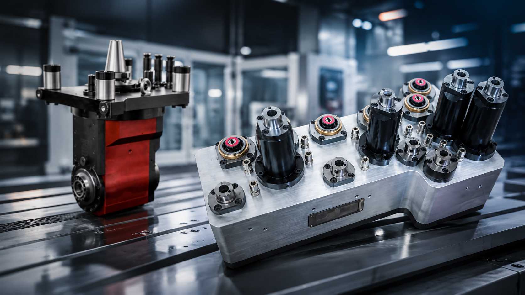 SUHNER Werkzeughalter im Einsatz an einer CNC-Drehmaschine